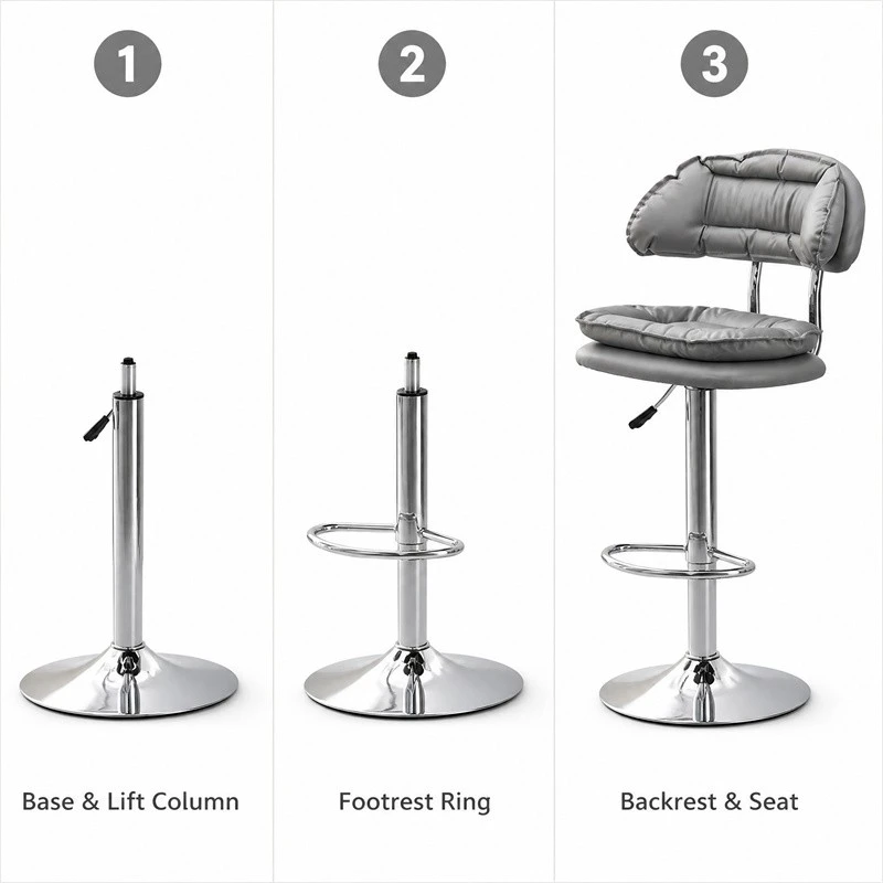 Breathable Fabric Adjustable Bar Stools manufacturers