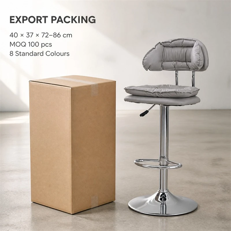 Breathable Fabric Adjustable Bar Stools factory